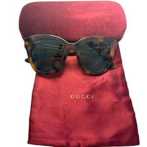 Gucci Logo Sunglasses Brown GG0451SA Gucci GG0451SA Sunglasses | Designer Glasses main image 4